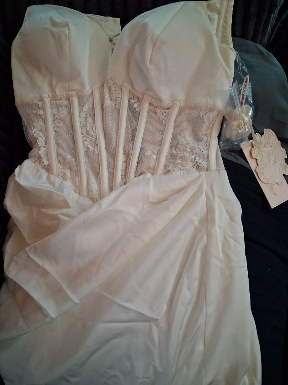 LaceMade White Corsett Dress